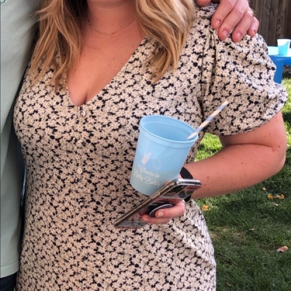 ASOS Curve Floral Dress Size 14 - Picture 3 of 6